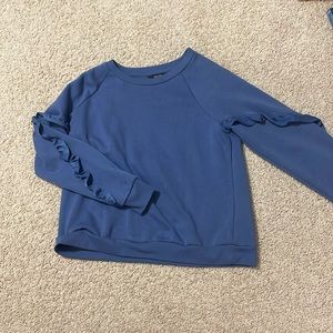 cute ruffled vera wang sweater